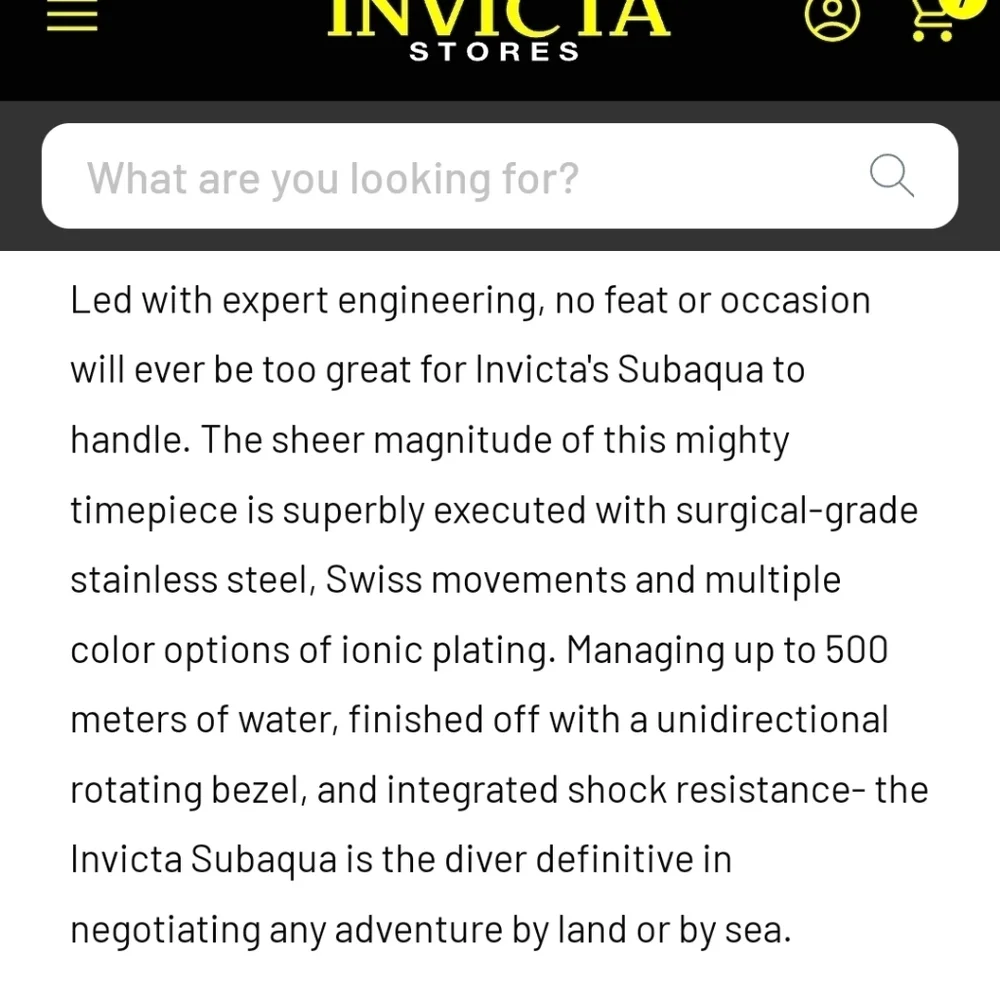 NIB INVICTA SubAqua Swiss Ronda 515 Caliber Watch with Mother of Pearl Dial Face